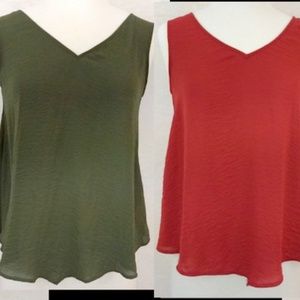 Two a.n.a. silky tanks